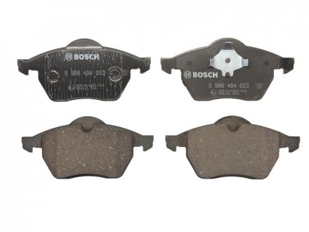 Колодки гальмівні дискові BOSCH 0 986 494 003