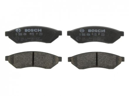 Комплект гальмівних колодок - дискові BOSCH 0986494172