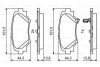 Колодки гальмівні дискові BOSCH 0 986 494 803 (фото 1)