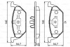 Тормозные колодки перед. AUDI A2, A3 VW Bora,Golf IV SEAT SKODA BOSCH 0986495454 (фото 1)