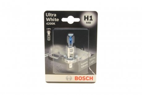 Лампа___ H1 Ultra White 4200K блистер - кратн. 20 шт BOSCH 1987301088