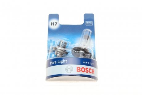 Лампа розжарювання H7 12V 55W PX26d Pure Light (компл. 2шт) BOSCH 1987301411