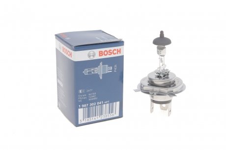 Лампа фарна А 12-60+55 ВАЗ H4 бліжн., дальн. світло стандарт BOSCH 1987302041