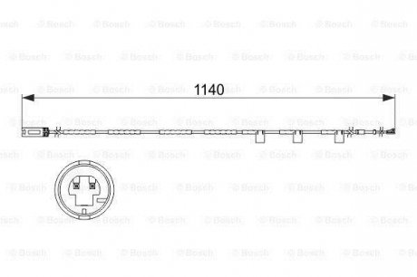 Датчик зносу гальмівних колодок BOSCH 1987473525