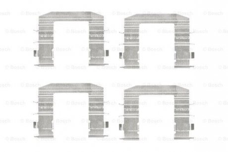 HYUNDAI К-т установочный пер. торм. колодок i30, KIA Carens BOSCH 1987474447