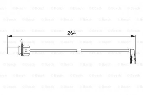 Датчик зносу гальмівних колодок BOSCH 1 987 474 517