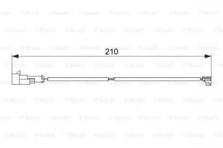 Датчик зношування гальм.колодок BOSCH 1987474520