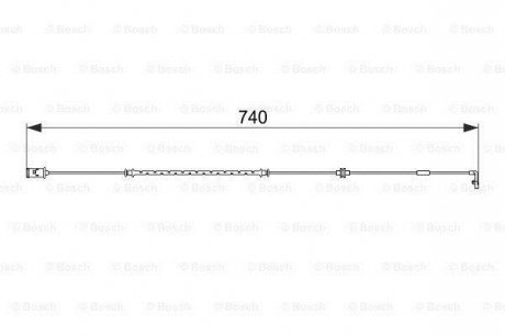 Тормозной аксессуар BOSCH 1987474587