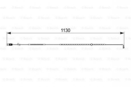 Датчик зносу гальмівних колодок BOSCH 1987474595