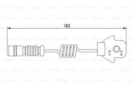 Датчик зносу гальмівних колодок BOSCH 1987474963