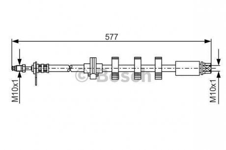 Гальмівний шланг BOSCH 1987476809