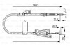 BOSCH NISSAN Трос ручного тормоза лев.Almera 01- ABS 1987477915