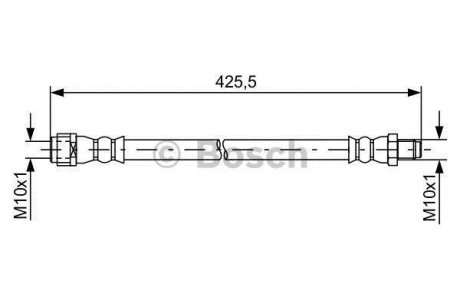 Тормозной шланг передн. W212, C218 BOSCH 1987481610