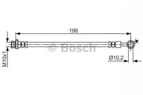 Гальмівний шланг BOSCH 1 987 481 713