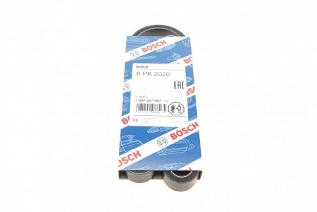 Ремень поликлин. 6PK2020 BOSCH 1 987 947 987