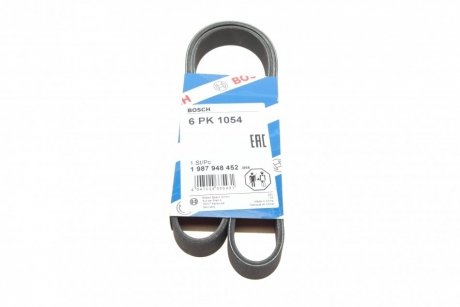 Ремінь п-клинової 6 pk 1054 BOSCH 1 987 948 452