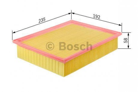 Фільтр повітряний BOSCH F026400212