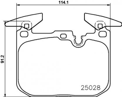 Гальмівні колодки, тюнінг BREMBO P 06 096X