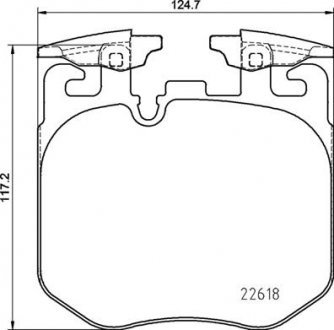 Тормозные колодки дисковые BREMBO P06 106