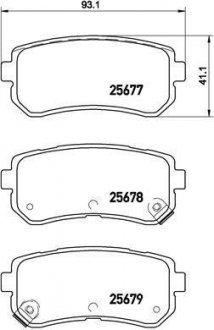 Тормозные колодки к-кт. BREMBO P30 068