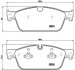 Тормозные колодки дисковые P50102