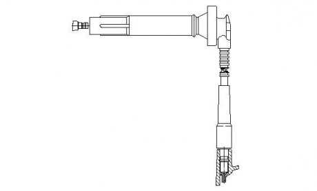 Провода высоковольтные SUBARU Forester/Impreza/Legacy/Outback "2,0-2,5(1-цил) "98-05 компл 3А00/162 BREMI 3A59E42