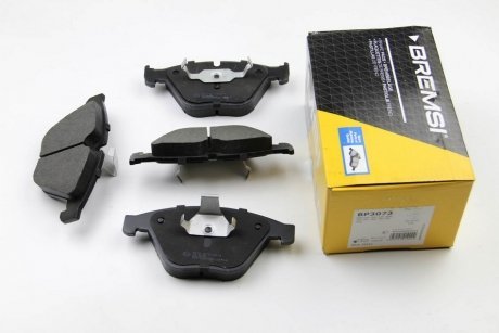 Тормозные колодки перед. BMW 5(E60)/7(E65) 02-10 (ATE) (155,1x68,5x20,3) BREMSI BP3073