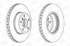 Диск гальмівний передній Bmw 5 (E60) (01-10), 5 Touring (E61) (04-10) (562397CH-1) CHAMPION 562397CH-1