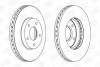 Диск гальмівний передній (кратно 2шт.) Nissan Almera (98-06), X-Trail (01-13) CHAMPION 562441CH (фото 1)