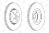 Диск тормозной передний (кратно 2шт.) Volvo S80 (06-), V70 (06-), XC70 (07-) (562643CH-1) CHAMPION 562643CH-1