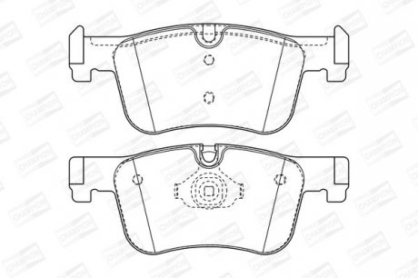 BMW Тормозн.колодка передн.1 F20,3 F30,4 Gran Coupe,F32 12- CHAMPION 573419CH