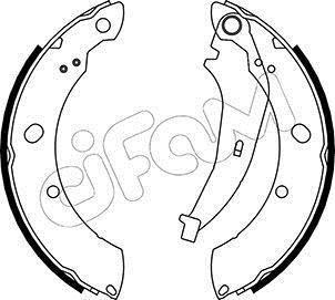 VW Щеки тормозные задн.Polo 09-,SKODA Rapid CIFAM 153-481