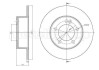 CIFAM RENAULT гальмівний диск задн.Master 10- 800-1386C