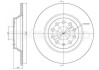 CIFAM VW диск гальм задн. Passat 14-, Golf, Tiguan 800-1519C