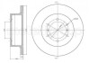 Гальмівний диск задн. Challenger/Galloper/L400/Pajero (95-12) CIFAM 800-464 (фото 1)