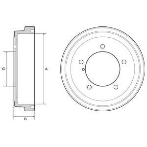 Тормозной барабан Delphi BF531
