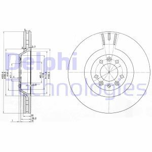 Тормозной диск Delphi BG9844