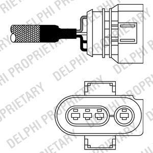 Датчик кисню Delphi ES10568-12B1