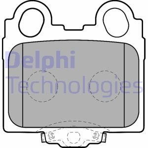 Гальмівні колодки, дискові. Delphi LP1510