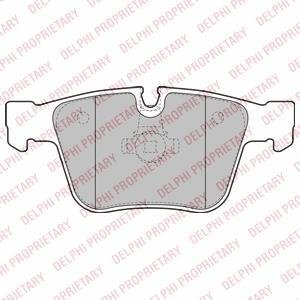 Тормозные колодки дисковые MERCEDES S(W220)/CL(C216) "R "01>> Delphi LP2115