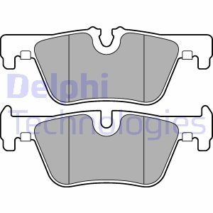 Тормозные колодки, дисковые. Delphi LP2286