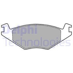 Тормозные колодки дисковые SEAT/VW Cordoba/Ibiza/Golf/Polo "F "79-99 Delphi LP505