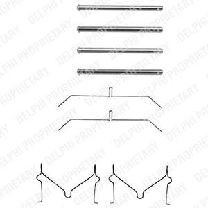 TOYOTA К-кт установки торм. кол.Land Cruiser Delphi LX0145 (фото 1)