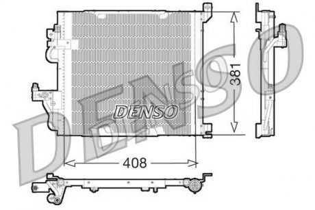 Радиатор кондиционера DENSO DCN20012