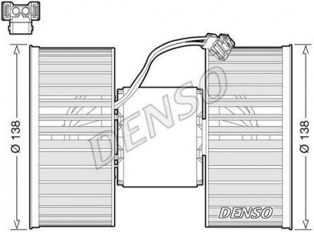 Вентилятор салона BMW X3 2004 - 2011 DENSO DEA05006