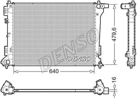 Радиатор HYUNDAI/KIA Tucson/Sportage \&#039;\&#039;15&gt;&gt; DENSO DRM41019 (фото 1)