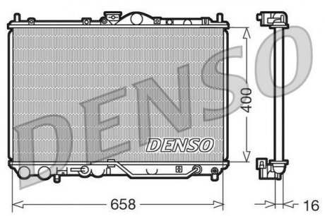 Конденсер DENSO DRM45011