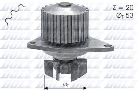 Помпа водяна DOLZ C110