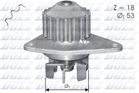 Насос водяной DOLZ C114