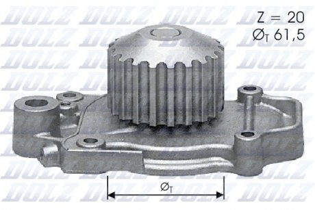 Насос системи охолодження DOLZ H-118